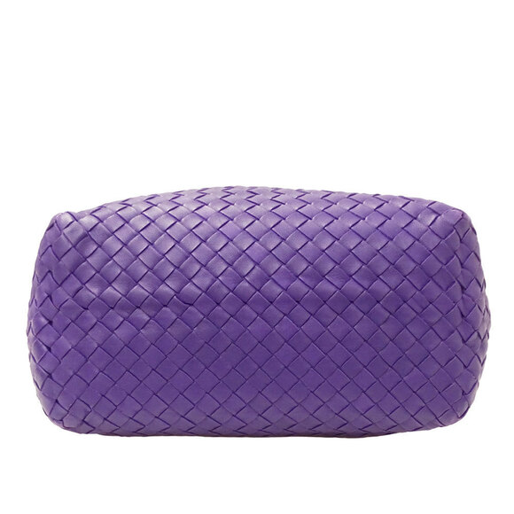 BOTTEGA VENETA Purple Leather Intrecciato Tote Bag - Picture 3 of 13